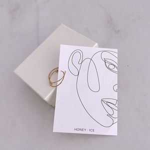 Honey + Ice Hammered Gold Hoop Earrings